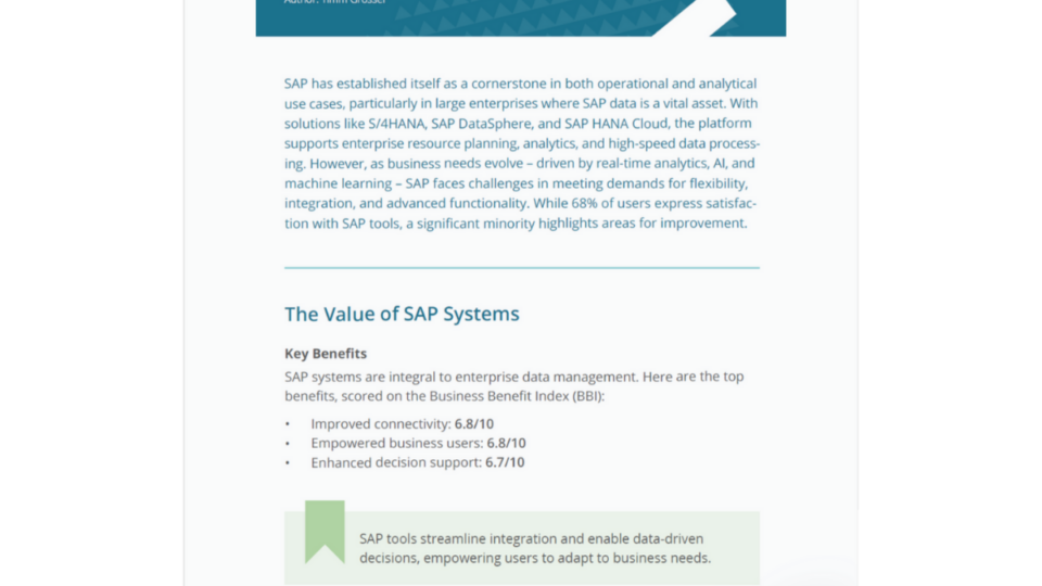 SAP infographic